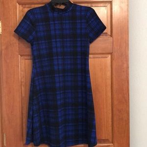 Plaid dress.